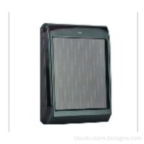 Wireless outdoor solar power siren,water-resistant IP66,3.7V rechargeable backup battery,anti-tamper